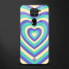 y2k purple creams heart aesthetic glass case for redmi note 9 image