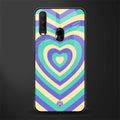 y2k purple creams heart aesthetic glass case for vivo y12 image