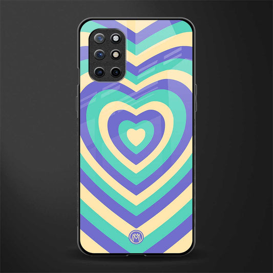 y2k purple creams heart aesthetic glass case for oneplus 8t image