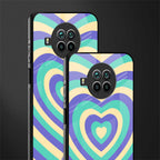 y2k purple creams heart aesthetic glass case for mi 10i image-2