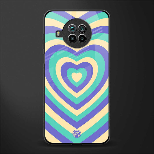 y2k purple creams heart aesthetic glass case for mi 10i image