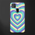 y2k purple creams heart aesthetic glass case for redmi 9c image
