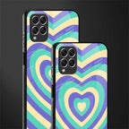 y2k purple creams heart aesthetic glass case for samsung galaxy f62 image-2