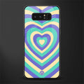 y2k purple creams heart aesthetic glass case for samsung galaxy note 8 image