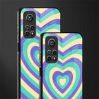 y2k purple creams heart aesthetic glass case for mi 10t 5g image-2