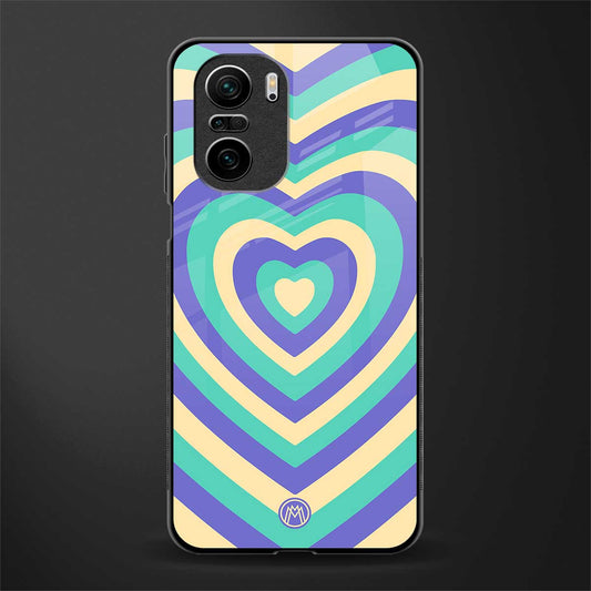 y2k purple creams heart aesthetic glass case for mi 11x 5g image