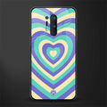y2k purple creams heart aesthetic glass case for oneplus 8 pro image
