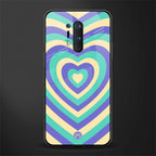y2k purple creams heart aesthetic glass case for oneplus 8 pro image