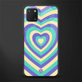 y2k purple creams heart aesthetic glass case for samsung galaxy note 10 lite image
