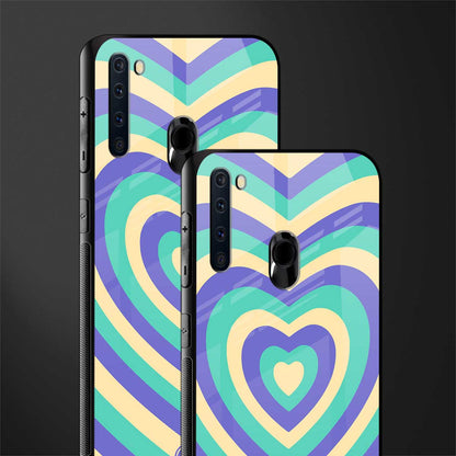y2k purple creams heart aesthetic glass case for samsung a21 image-2