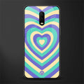 y2k purple creams heart aesthetic glass case for oneplus 6t image