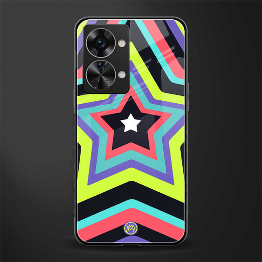y2k purple green stars glass case for phone case | glass case for oneplus nord 2t 5g