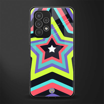 y2k purple green stars back phone cover | glass case for samsung galaxy a53 5g