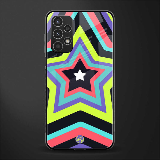 y2k purple green stars back phone cover | glass case for samsung galaxy a13 4g
