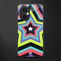 y2k purple green stars back phone cover | glass case for oppo f21 pro 5g