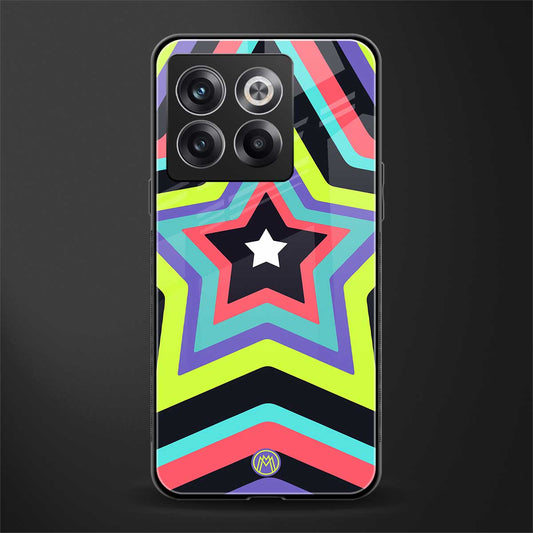y2k purple green stars back phone cover | glass case for oneplus 10t