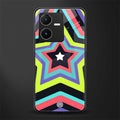 y2k purple green stars back phone cover | glass case for vivo y22