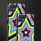 y2k purple green stars back phone cover | glass case for samsung galaxy f42