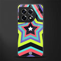 y2k purple green stars back phone cover | glass case for oneplus 11