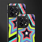 y2k purple green stars back phone cover | glass case for oneplus 11r