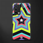 y2k purple green stars back phone cover | glass case for oppo a74 4g