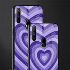 y2k purple hearts aesthetic glass case for realme narzo 20a image-2