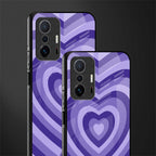 y2k purple hearts aesthetic glass case for mi 11t pro 5g image-2
