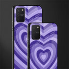 y2k purple hearts aesthetic glass case for samsung galaxy s10 lite image-2