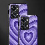 y2k purple hearts aesthetic glass case for phone case | glass case for oneplus nord 2t 5g