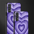 y2k purple hearts aesthetic glass case for realme narzo 20 pro image-2