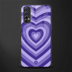 y2k purple hearts aesthetic glass case for realme narzo 20 pro image