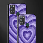 y2k purple hearts aesthetic glass case for realme 7i image-2
