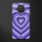 y2k purple hearts aesthetic glass case for mi 10i image