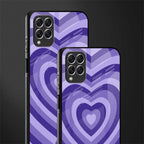 y2k purple hearts aesthetic glass case for samsung galaxy f62 image-2