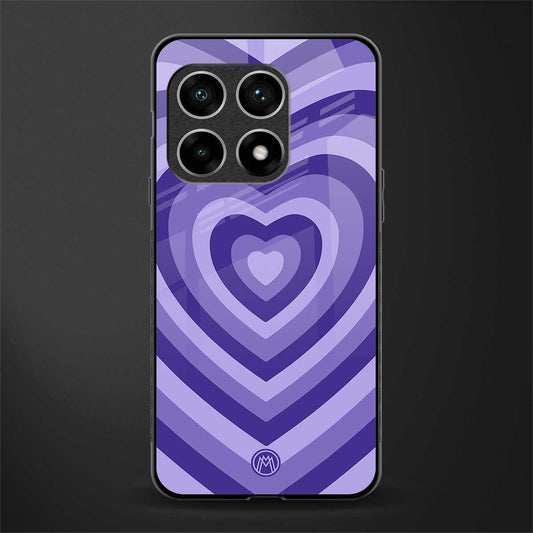y2k purple hearts aesthetic glass case for oneplus 10 pro 5g image