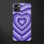 y2k purple hearts aesthetic back phone cover | glass case for vivo y72