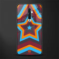 y2k red blue stars glass case for oppo reno 2z image