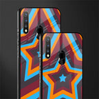 y2k red blue stars glass case for vivo u20 image-2
