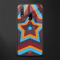y2k red blue stars glass case for vivo u20 image