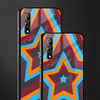 y2k red blue stars glass case for vivo s1 image-2