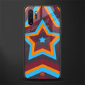 y2k red blue stars glass case for samsung galaxy note 10 plus image