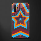 y2k red blue stars glass case for samsung galaxy note 10 plus image