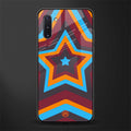 y2k red blue stars glass case for samsung galaxy note 10 image
