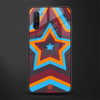 y2k red blue stars glass case for samsung galaxy note 10 image
