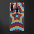 y2k red blue stars glass case for redmi note 8 image