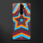 y2k red blue stars glass case for redmi note 8 pro image