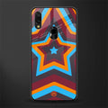 y2k red blue stars glass case for redmi note 7 pro image