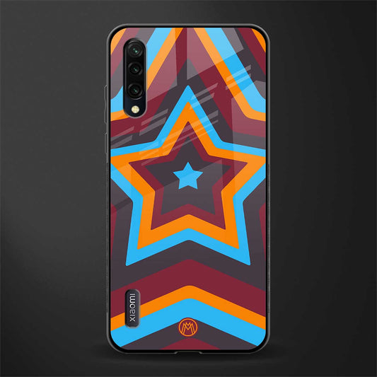 y2k red blue stars glass case for mi a3 redmi a3 image