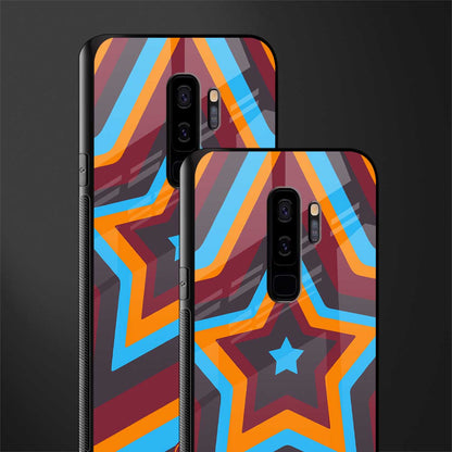 y2k red blue stars glass case for samsung galaxy s9 plus image-2