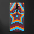 y2k red blue stars glass case for oppo a5 2020 image